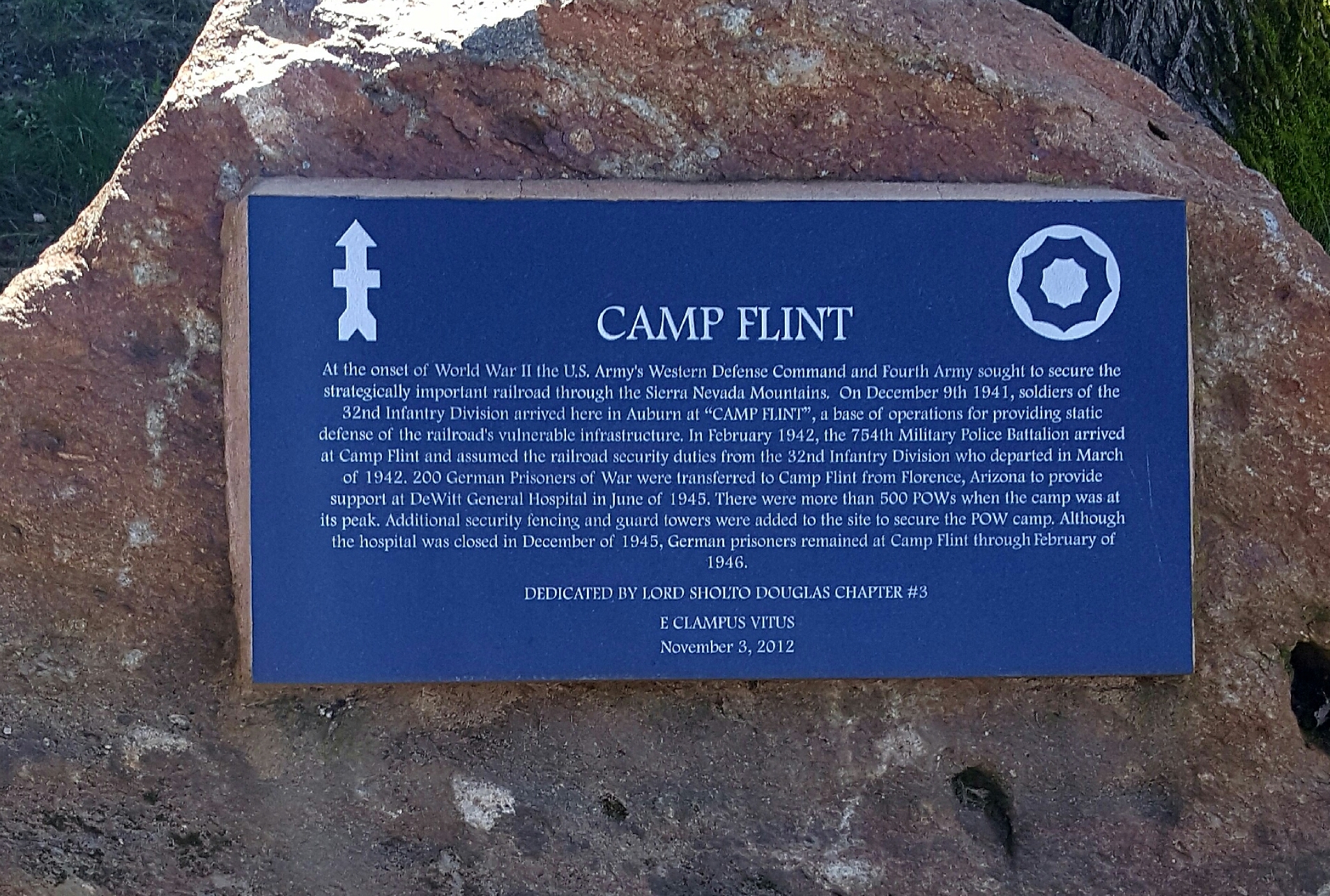 Camp Flint Marker