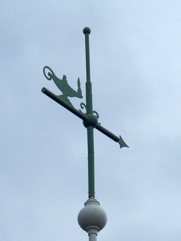 Weathervane. Click for full size. Weathervane image. Click for full size.