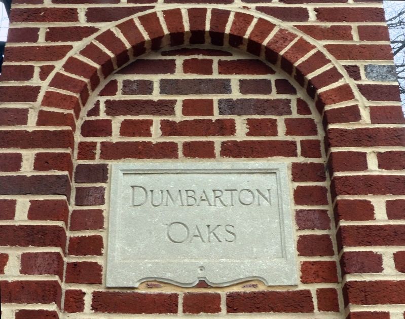 Dumbarton Oaks. Click for full size. Dumbarton Oaks image. Click for full size.