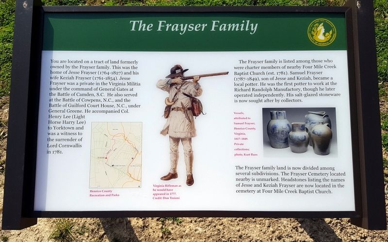 The Frayser Family Marker image. Click for full size.