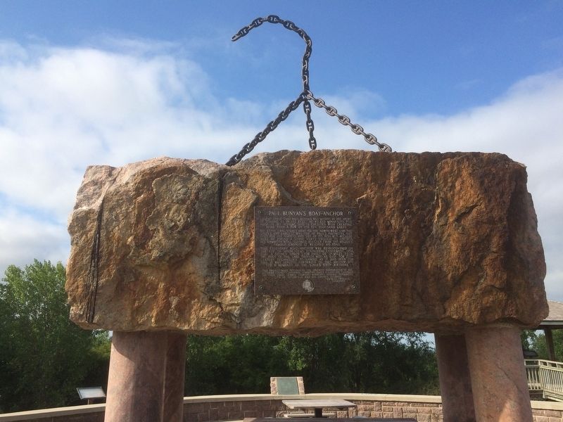 Paul Bunyan's Boat-Anchor Marker image. Click for full size.