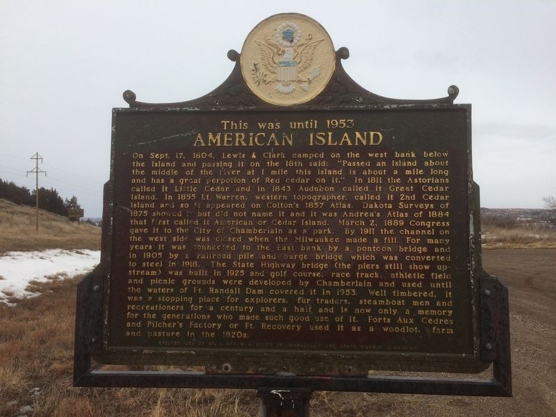 American Island Marker image. Click for full size.