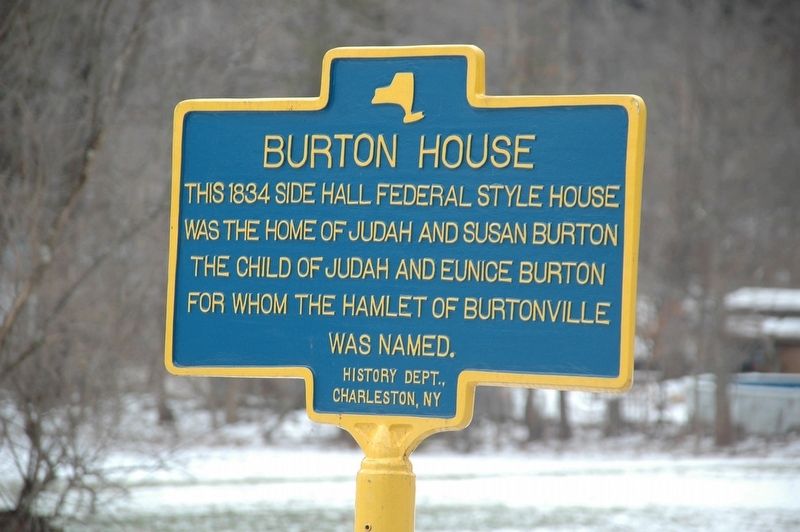 Burton House Marker image. Click for full size.