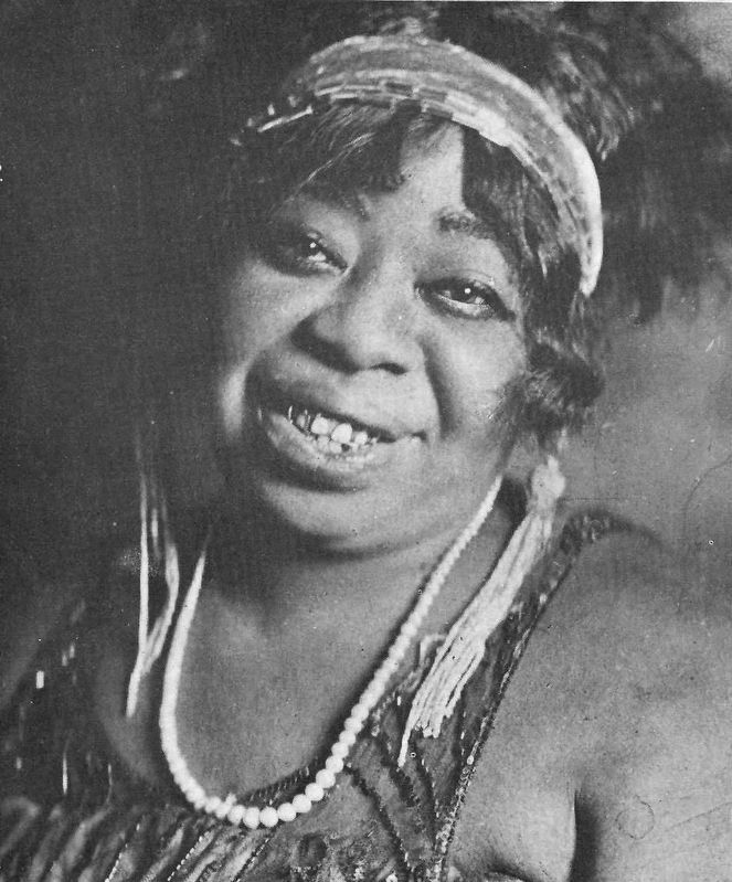 "Ma" Rainey (born Gertrude Malissa Nix Pridgett) image. Click for full size.