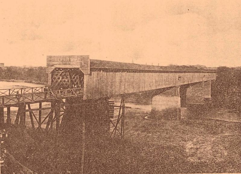 Dillingham Street Bridge also known as the City, Columbus, or Lower Bridge. image. Click for full size.