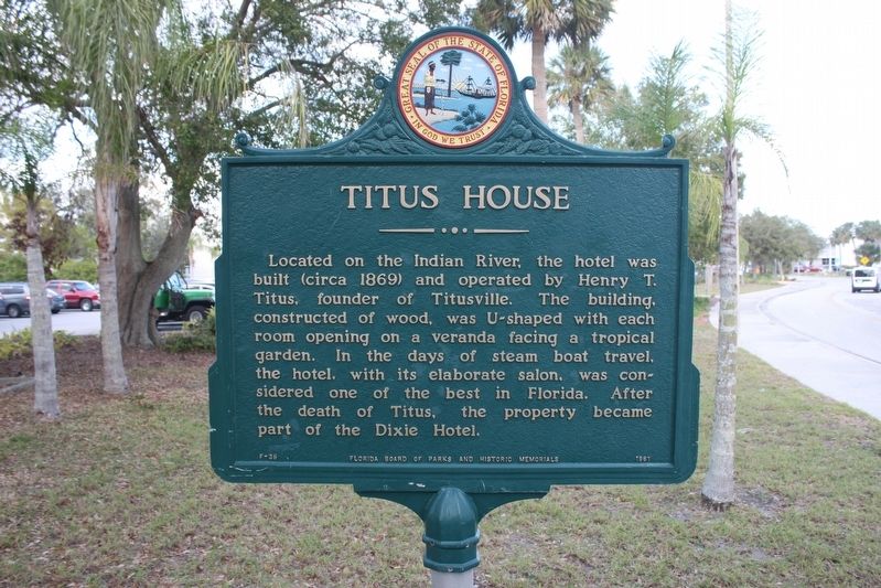 Titus House Marker image. Click for full size.