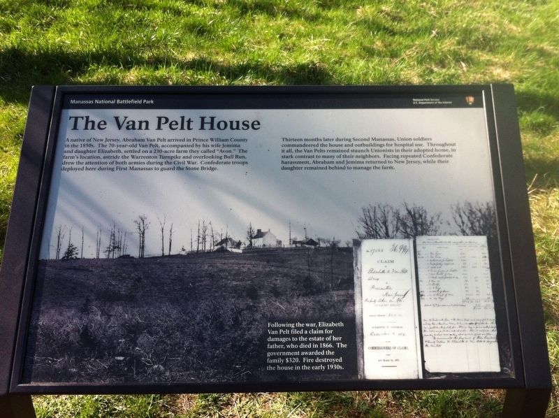 The Van Pelt House Marker image. Click for full size.