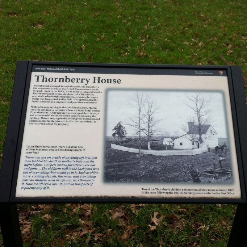 Thornberry House Marker. Click for full size. Thornberry House Marker image. Click for full size.