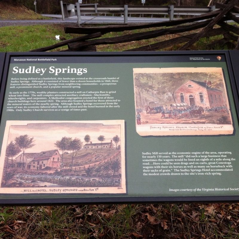 Sudley Springs Marker image. Click for full size.