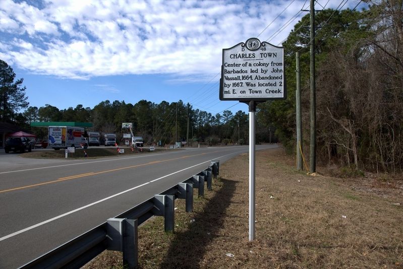 Charles Town Marker image. Click for full size.