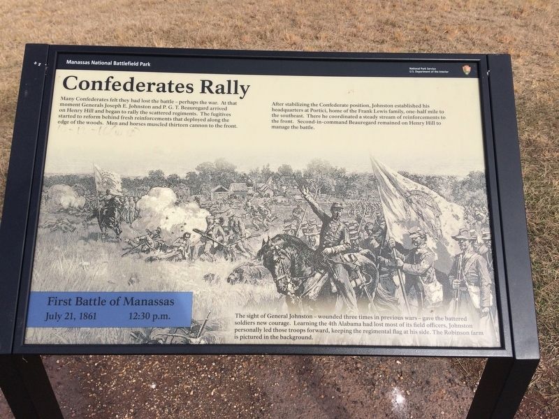 Confederates Rally Marker image. Click for full size.