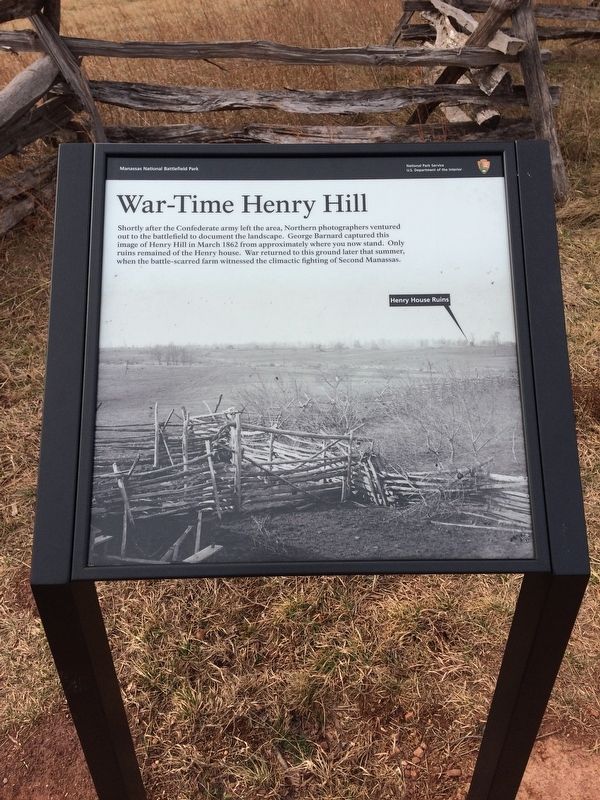 War-Time Henry Hill Marker image. Click for full size.