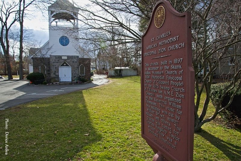 St. Charles A.M.E. Zion Church Marker image. Click for full size.