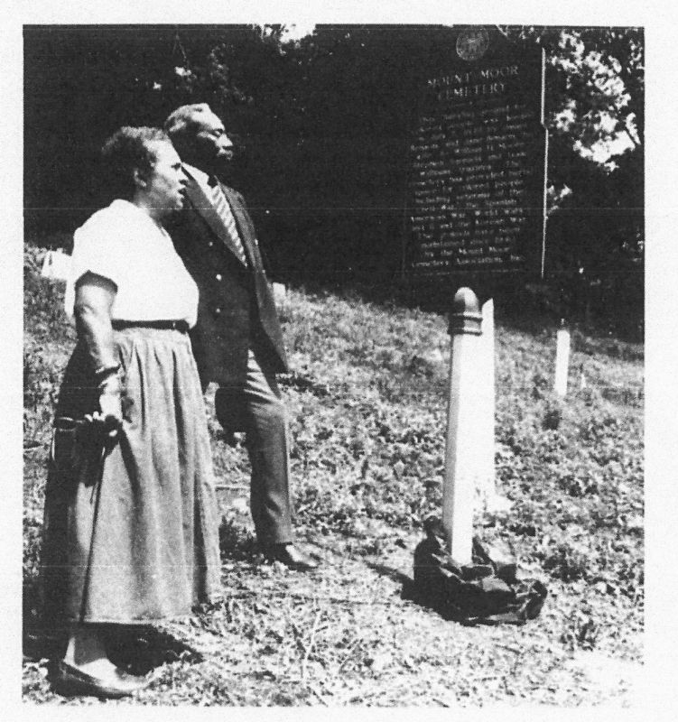 Mount Moor Cemetery Marker image. Click for full size.
