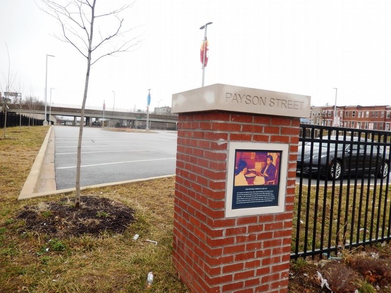 Violet Hill Whyte: Baltimore�s Lady Law Marker image. Click for full size.