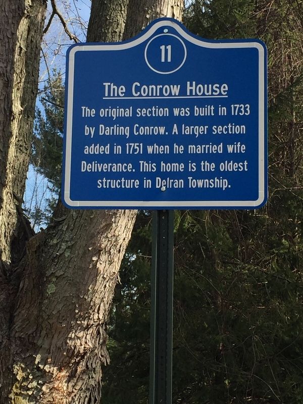The Conrow House Marker image. Click for full size.