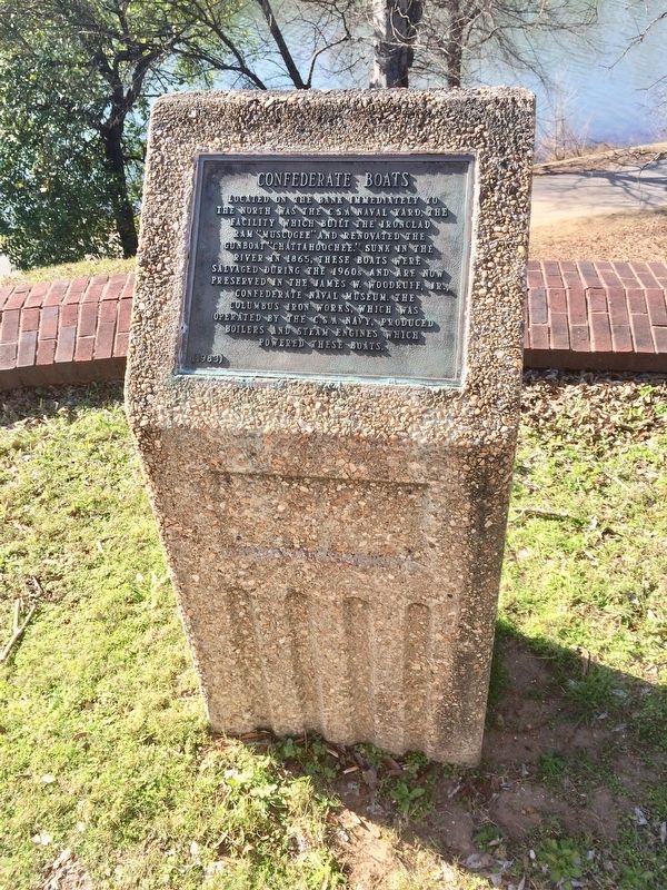 Confederate Boats Marker image. Click for full size.