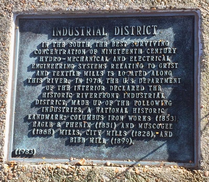 Industrial District Marker image. Click for full size.
