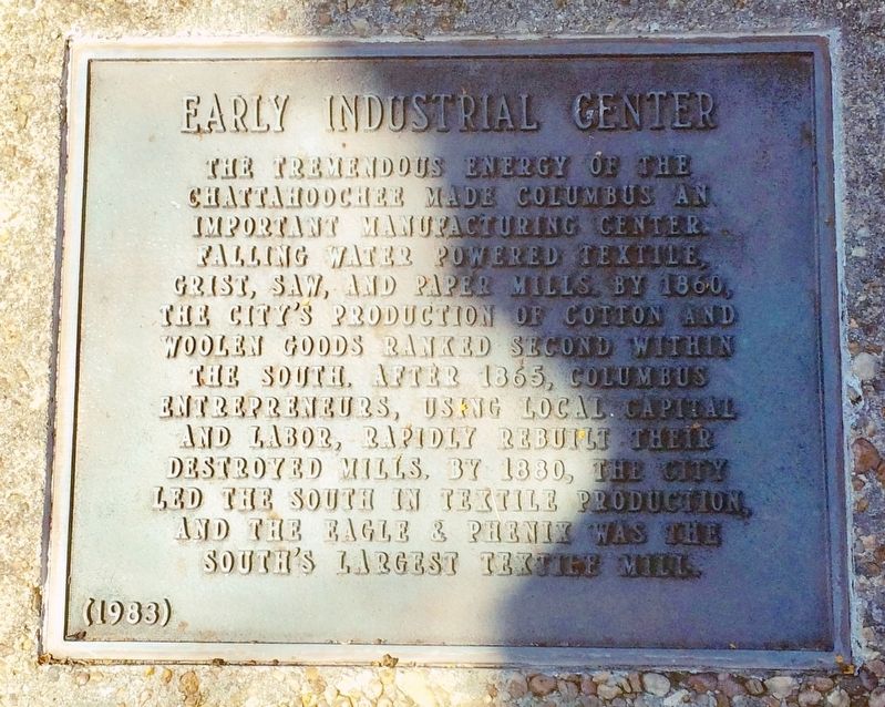 Early Industrial Center Marker image. Click for full size.