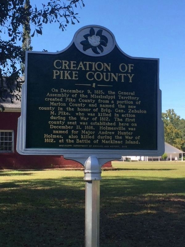 Creation of Pike County Marker image. Click for full size.