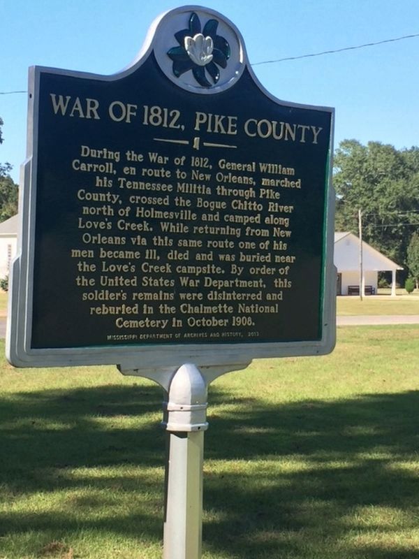War Of 1812, Pike County Marker image. Click for full size.