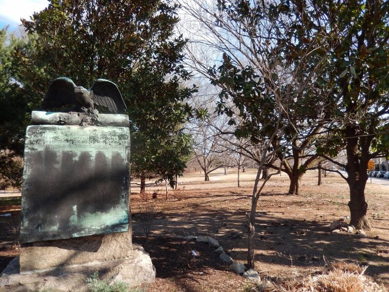 World War I Memorial with the Herring Run Park in the background. Click for full size. World War I Memorial with the Herring Run Park in the background image. Click for full size.