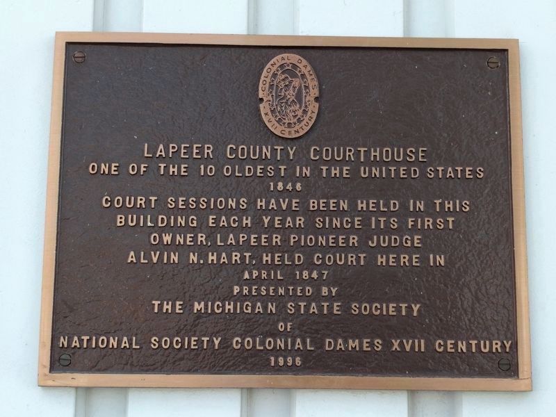 Lapeer County Courthouse image. Click for full size.