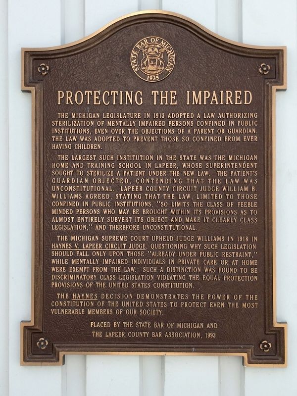 Protecting the Impaired Marker image. Click for full size.