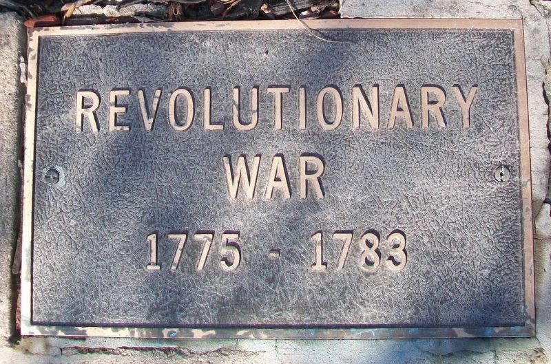 War Memorial Revolutionary War Marker. Click for full size. War Memorial Revolutionary War Marker image. Click for full size.