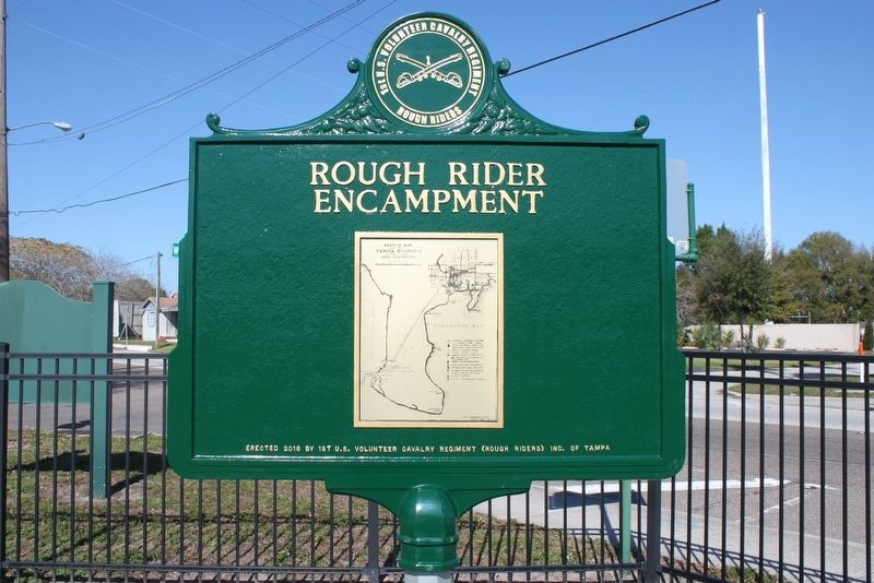 Rough Rider Encampment Marker-Side 2 image. Click for full size.