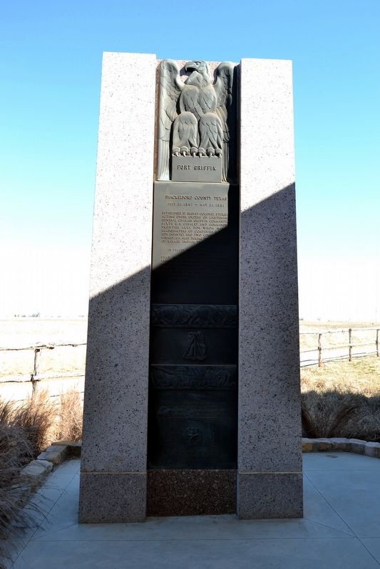 Fort Griffin Marker. Click for full size. Fort Griffin Marker image. Click for full size.