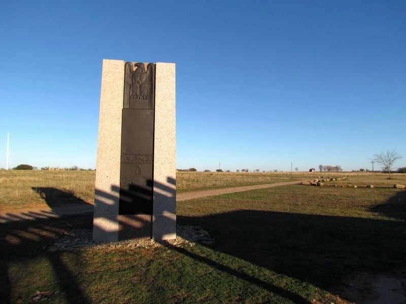 Fort Griffin Marker in 2011. Click for full size. Fort Griffin Marker in 2011 image. Click for full size.