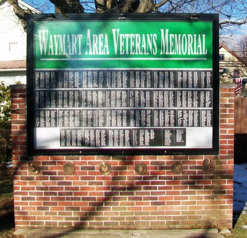 Waymart Area Veterans Memorial image. Click for full size.