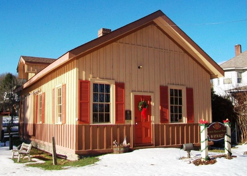 Gravity Railroad Depot and Markers. Click for full size. Gravity Railroad Depot and Markers image. Click for full size.