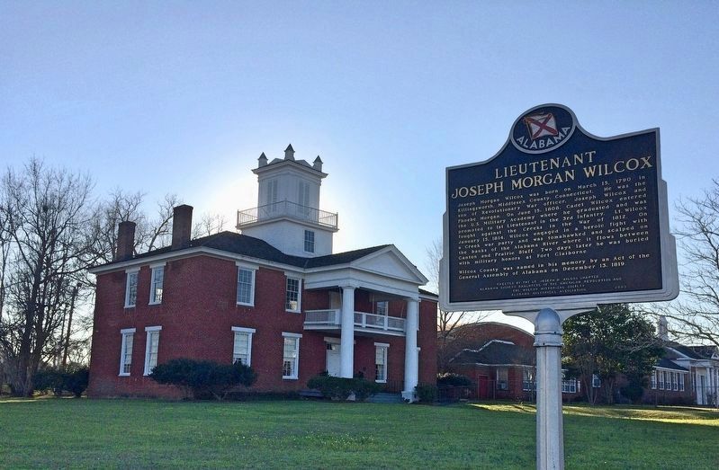 Marker in front of former Wilcox Female Institute.. Click for full size. Marker in front of former Wilcox Female Institute. image. Click for full size.