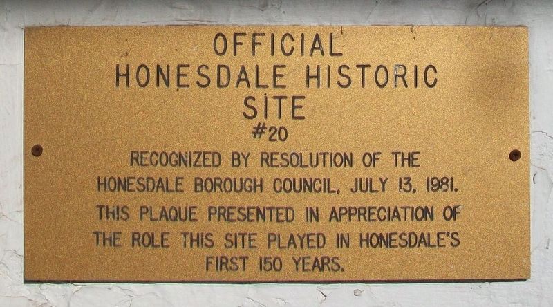 Zenas Russell House Marker. Click for full size. Zenas Russell House Marker image. Click for full size.