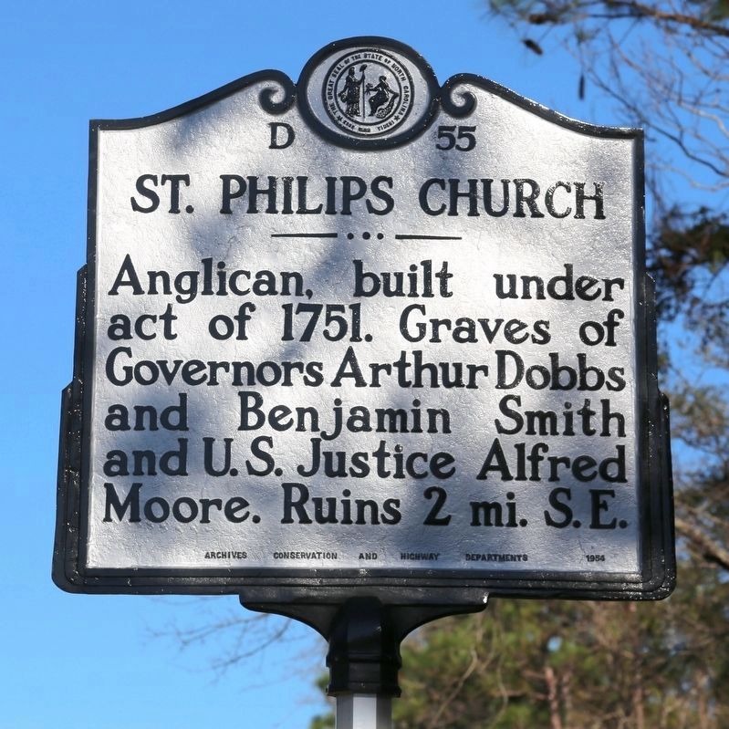 St. Philips Church Marker image. Click for full size.