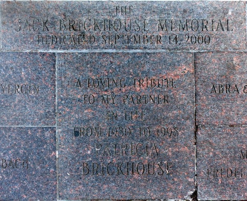 The Jack Brickhouse Memorial<br>Dedicated September 14, 2000. Click for full size. The Jack Brickhouse Memorial<br>Dedicated September 14, 2000 image. Click for full size.