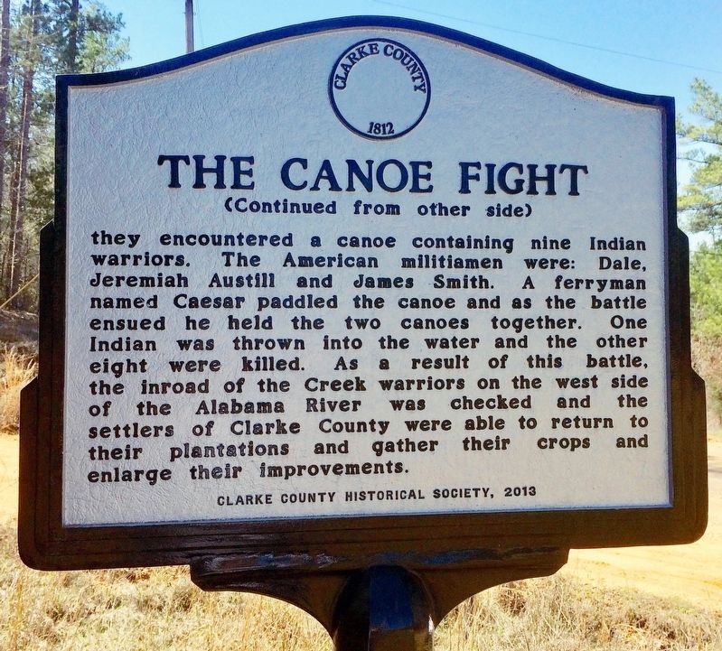 The Canoe Fight Marker (Side 2) image. Click for full size.