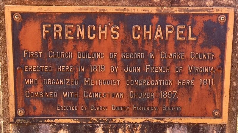French's Chapel Marker image. Click for full size.