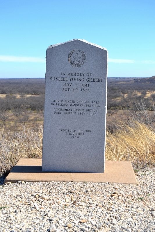Russell Young Gilbert Marker. Click for full size. Russell Young Gilbert Marker image. Click for full size.