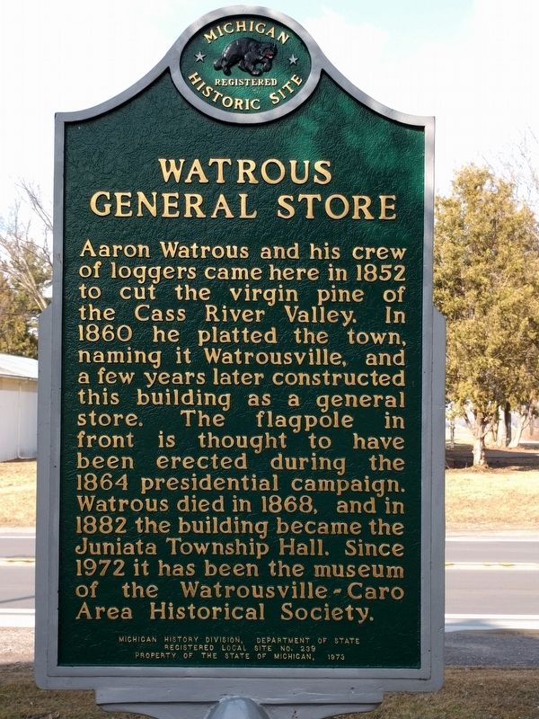 Watrous General Store Marker image. Click for full size.