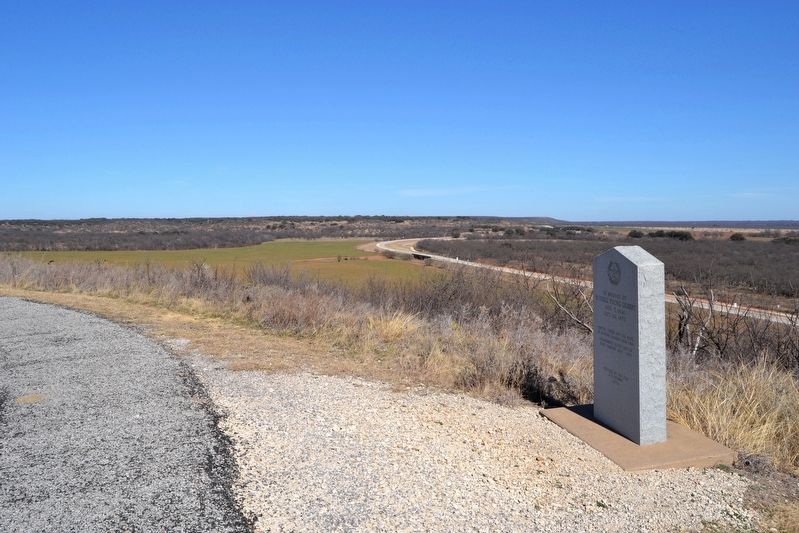 View to North towards Clear Fork of Brazos River. Click for full size. View to North towards Clear Fork of Brazos River image. Click for full size.