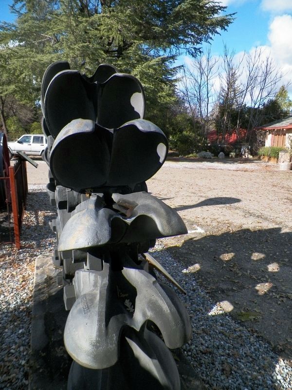 Business End - Pelton Wheel Buckets image. Click for full size.