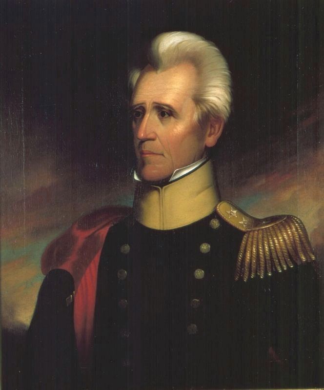 Portrait of General Andrew Jackson by Ralph E. W. Earl, (c.1837) image. Click for full size.