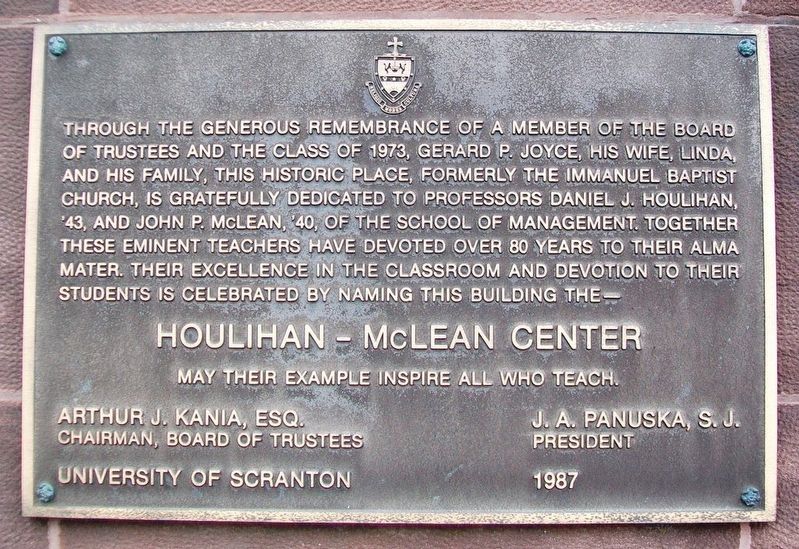 Houlihan - McLean Center Marker image. Click for full size.