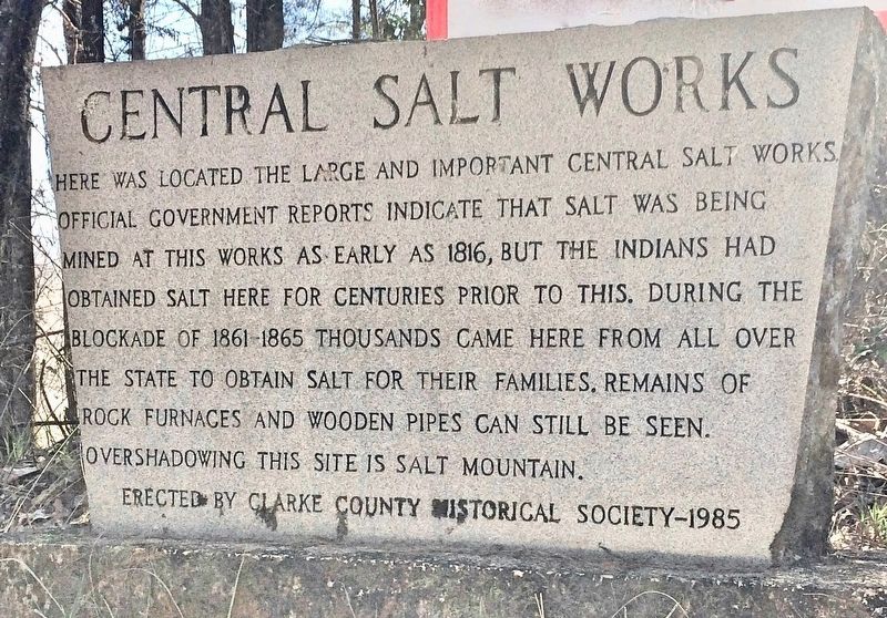 Central Salt Works Marker image. Click for full size.