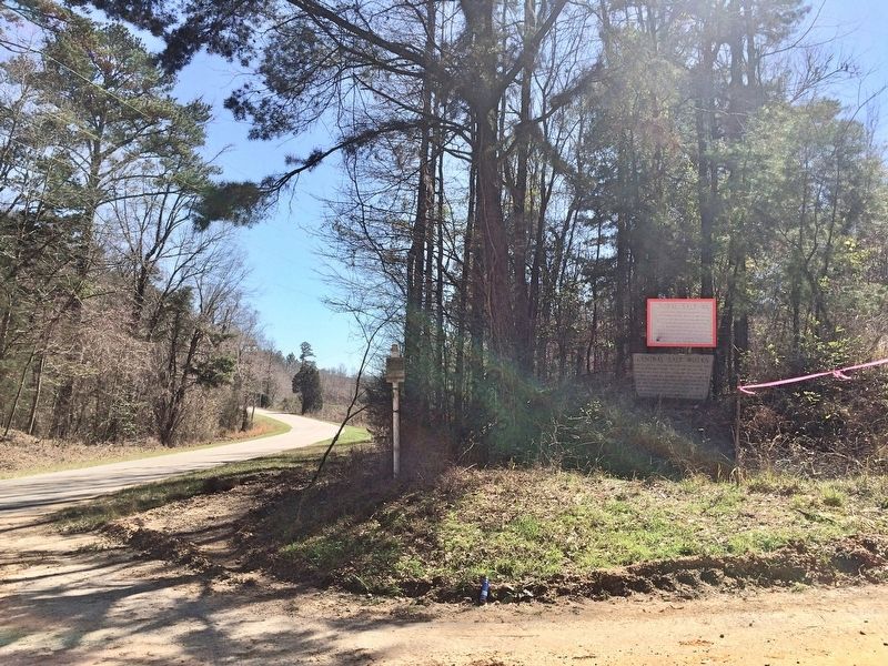 Looking south at marker on Rockville Road.. Click for full size. Looking south at marker on Rockville Road. image. Click for full size.