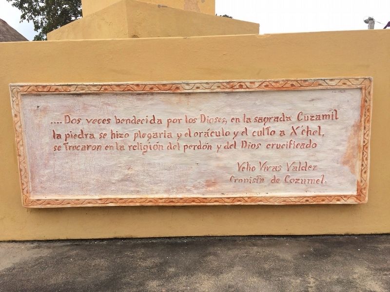 The Arrival of the Spanish in Cozumel Marker image. Click for full size.