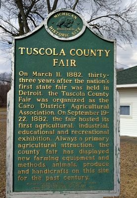 Tuscola County Fair Marker image. Click for full size.